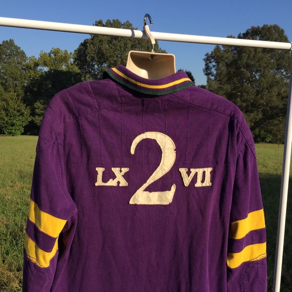 Vintage Polo Ralph Lauren NYC No 2 Rugby Shirt 2XL RARE COLLECTIBLE VG SHIRT - Picture 8 of 14